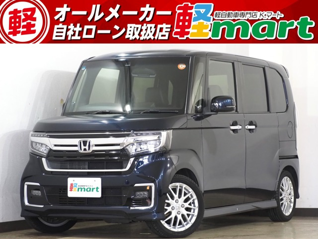 N-BOXカスタム L ターボ 天吊M Bカメラ シ-トH ACC 両PSD ナビTV BT