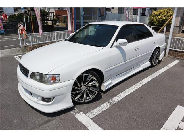 チェイサー2.5 ツアラー V純正5MT ターボ 外品エアロパーツ