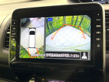 【アラウンドビューモニター】専用のカメラにより、上から見下ろしたような視点で360度クルマの周囲を確認することができます☆死角部分も確認しやすく、狭い場所での切り返しや駐車もスムーズに行えます。