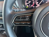 ステアリングスイッチでオーディオ操作が可能。運転姿勢や視線を外す事なく操作でき、安心して運転ができます。