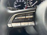 オーディオ操作もステアリングスイッチで対応可能。運転に集中することができますね。