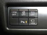 運転席回りのスイッチで安全装備のON/OFFも簡単に!