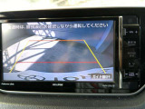 バックモニター も付いています!ハンドル操作に連動したガイド線付きです。