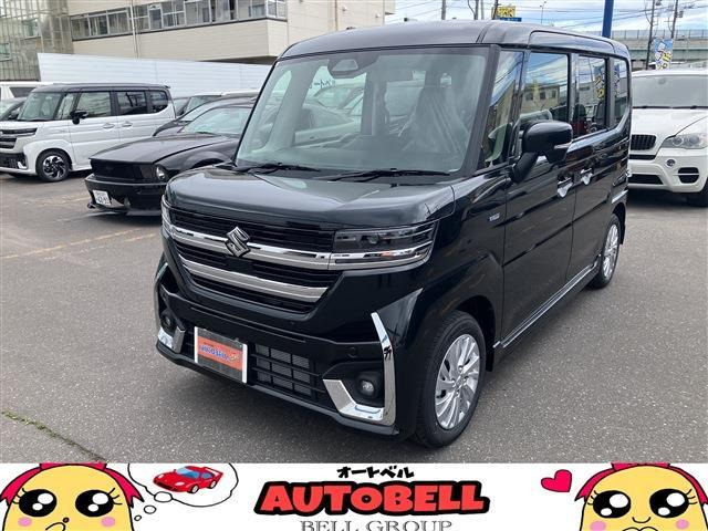 スペーシアカスタム ハイブリッド(HYBRID)  GS 4WD 届出済未使用車 スズキセーフティS