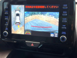 【パノラミックビューモニター】専用のカメラにより、上から見下ろしたような視点で360度クルマの周囲を確認することができます☆死角部分も確認しやすく、狭い場所での切り返しや駐車もスムーズに行えます。