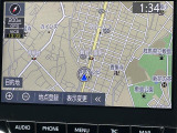 【純正ナビ】専用設計で車内の雰囲気にマッチ!ナビ利用時のマップ表示は見やすく、いつものドライブがグッと楽しくなります!
