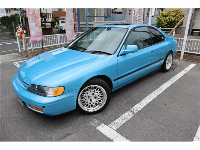 ホンダ アコードクーペ 2.2 SiR 青全塗装 WORK16AW 車高調 の