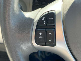 オーディオの音量やチャンネル操作ができるスイッチが、ハンドルに付いています。運転中でも、操作が行えて非常に安全・便利です!