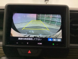 便利な3ビュー切り替え、ガイド線表示付きのバックカメラです!後退時、後方の視界をサポートします!