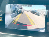 ●ガイドライン付きバックカメラ:不安な駐車もこれで安心!ガイドライン付きなので狭い箇所での駐車もラクラクです!