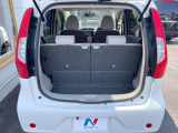 普段のお買い物や通勤、送迎等に十分な荷室スペースを確保しております。セカンドシートを倒すと、大きな荷物の積載も可能です♪