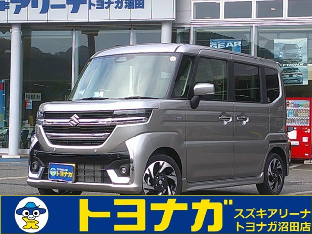 スペーシアカスタムハイブリッド(HYBRID)  XSターボ 4WD9型ナビTV 全方位カメラ 両側電動ドア