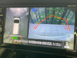 【アラウンドビューモニター】専用のカメラにより、上から見下ろしたような視点で360度クルマの周囲を確認することができます☆死角部分も確認しやすく、狭い場所での切り返しや駐車もスムーズに行えます。