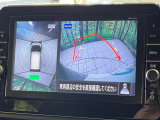 【アラウンドビューモニター】専用のカメラにより、上から見下ろしたような視点で360度クルマの周囲を確認することができます☆死角部分も確認しやすく、狭い場所での切り返しや駐車もスムーズに行えます。