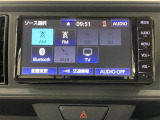 ワンセグテレビ、CD、Bluetoothオーディオなどが楽しめます。