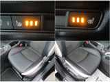 運転席&助手席には腰部まであたためてくれる3段階調整機能付きシートヒーター機能があります☆