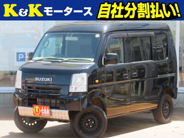 エブリイ ジョイン ハイルーフ 4WD リフトアップ 車検R8年4月 Aftermarketナビ DVD再