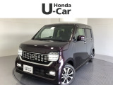人気の軽自動車ベルベットパープルのN WGNカスタム!ワンオーナー!こちらの車両は左側面に修復歴がございます。安全運転支援機能ホンダセンシングやBluetooth対応メモリーナビも装着済みです!