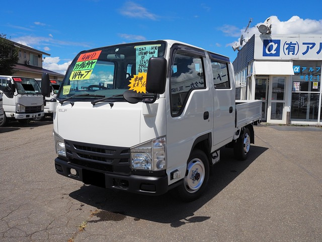 エルフ  3.0 ダブルキャブ フルフラットロー ディーゼルターボ 4WD