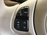 【ステアリングリモコン】運転中でも目線はそのまま、手元のスイッチで安全にオーディオが操作できます。