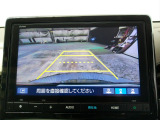 後方確認はオマカセのリアカメラ付です。雨天時や夜間のバック駐車時などで特に視界の安全確認に役立ちます。