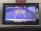 バックモニター付きで、車庫入れやバック時の後方確認をサポート。