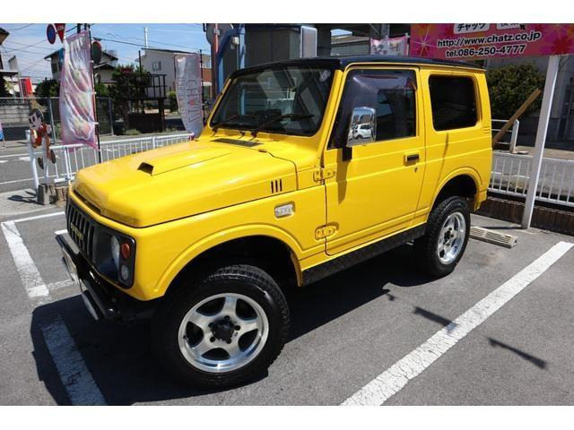 ジムニーランドベンチャー 4WDイエローII全塗装 ターボ 切替4WD 外品F