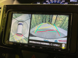 【パノラマモニター】専用のカメラにより、上から見下ろしたような視点で360度クルマの周囲を確認することができます☆死角部分も確認しやすく、狭い場所での切り返しや駐車もスムーズに行えます。