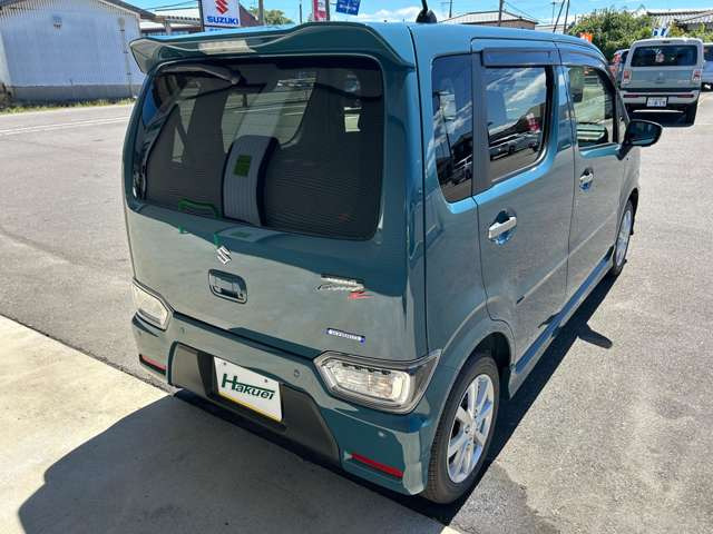 未使用☆春色リース☆グリーン☆C スズキ ワゴンRカスタムZ ハイブリッド(HYBRID) ZX の中古車詳細 (70km