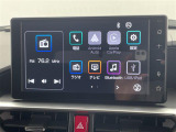 【ディスプレイオーディオ】スマホに接続すれば「Apple CarPlay」または「Android Auto」から、アプリのナビや電話・メッセージ・音楽などが利用できます!