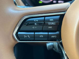 オーディオ操作もステアリングスイッチで対応可能。運転に集中することができますね。