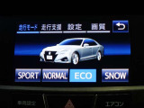 状況に応じてスポーツモード・エコモード・スノーモードを切り替えていただけます。