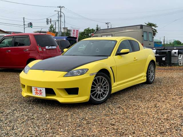マツダ RX-8 ベースモデル HKSマフラー 社外ホイール フルエアロ の