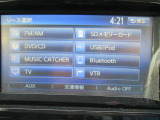 CD&DVD再生、地デジTV、FM&AM視聴、Bluetooth対応になっており、多機能ですよ♪素敵な音楽で楽しいドライブを★