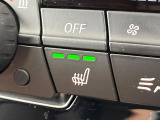 ●フロントシートヒーティング:運転席・助手席共に三段階で調節が可能なシートヒーターを装備しております。季節を問わず快適にご使用いただけます。
