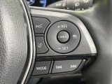 【レーダークルーズコントロール】高速道路での長距離走行が楽に!!自動で速度を保つクルーズコントロールが、衝突軽減システムと連携し、前方の車両を感知して車間を保つように速度調節してくれます!!