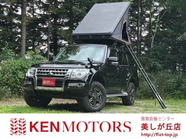 パジェロ3.2 ロング エクシード ディーゼル 4WDワンオーナー PS PW 社外ナビ 社外アル