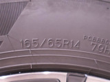 165/65R14    タイヤサイズです。 タイヤのご相談も石川トヨペットカローラにお任せください