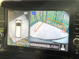 【アラウンドビューモニター】専用のカメラにより、上から見下ろしたような視点で360度クルマの周囲を確認することができます☆死角部分も確認しやすく、狭い場所での切り返しや駐車もスムーズに行えます。