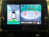 【アラウンドビューモニター】専用のカメラにより、上から見下ろしたような視点で360度クルマの周囲を確認することができます☆死角部分も確認しやすく、狭い場所での切り返しや駐車もスムーズに行えます。