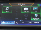 フルセグTV視聴可能・CD再生機能付きで、Bluetoothオーディオにも対応しております ♪