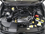 ■スバルと言えば水平対向エンジン。車体の低い位置に搭載されているので、万一の衝突時には、エンジンルームの下へ潜り込み、室内の乗員の被害軽減に貢献致します。