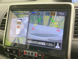 【アラウンドビューモニター】専用のカメラにより、上から見下ろしたような視点で360度クルマの周囲を確認することができます☆縦列駐車や幅寄せ時に活躍してくれます♪