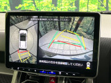 【パノラマモニター】専用のカメラにより、上から見下ろしたような視点で360度クルマの周囲を確認することができます☆死角部分も確認しやすく、狭い場所での切り返しや駐車もスムーズに行えます。