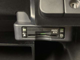 ETC車載器付きです。高速道路の料金所もスムーズに通過できます。