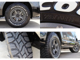 足元にはMUD VANCE16インチAWにオープンカントリー235R/Tタイヤをセット!