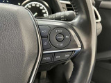 前方の車との車間を設定し、スピードを上げたり緩めたりを自動で行ってくれる追尾式の「レーダークルーズ」。上級装備の一つです!高級車にしかつかない嬉しい機能です。