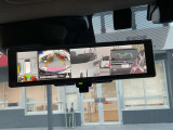 [スマートルームミラー]車両後方をミラーに映し出すため、悪天候の時でも視界は良好♪