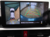 【パノラミックビューモニター】全方向モニター付で車両周囲を確認できます。大きなサイズの車は便利だけど、狭い駐車場がちょっと・・・これなら縦列駐車もなんのその!