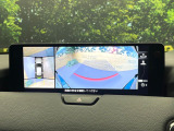 【360°ビューモニター】専用のカメラにより、上から見下ろしたような視点で360度クルマの周囲を確認することができます☆死角部分も確認しやすく、狭い場所での切り返しや駐車もスムーズに行えます。